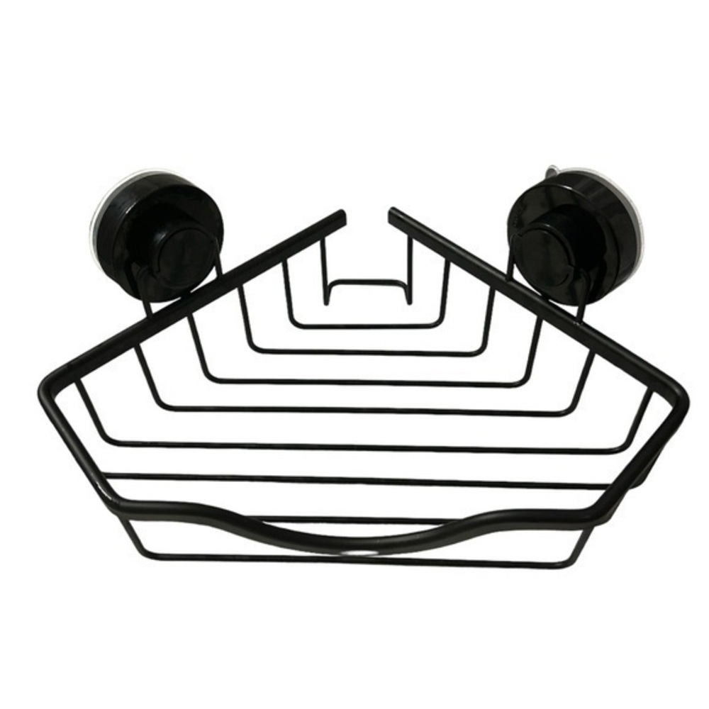 NWOT Brookestone black corner shelf metal shower caddy